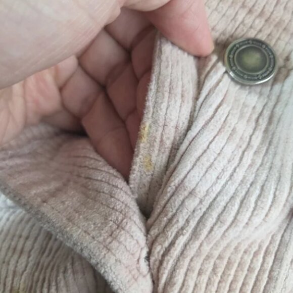 KUT From The Kloth Pink Corduroy Trucker Jacket Women’s Small Button Front READ - Picture 5 of 7